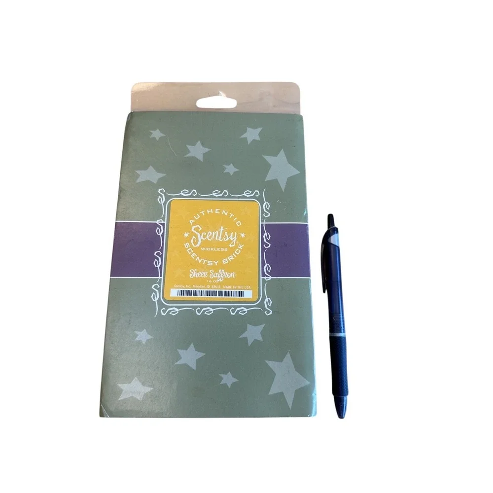 Authentic Scentsy Sheer Saffron Wickless Wax Bar BRICK for Warmer 16 oz New Huge